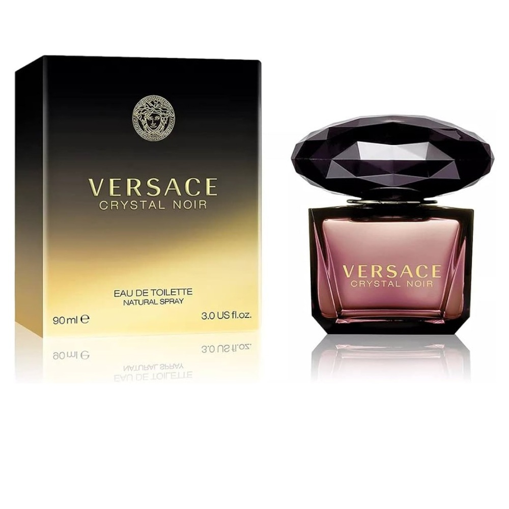 Versace Crystal Noir in Black and Gold For Women Firm